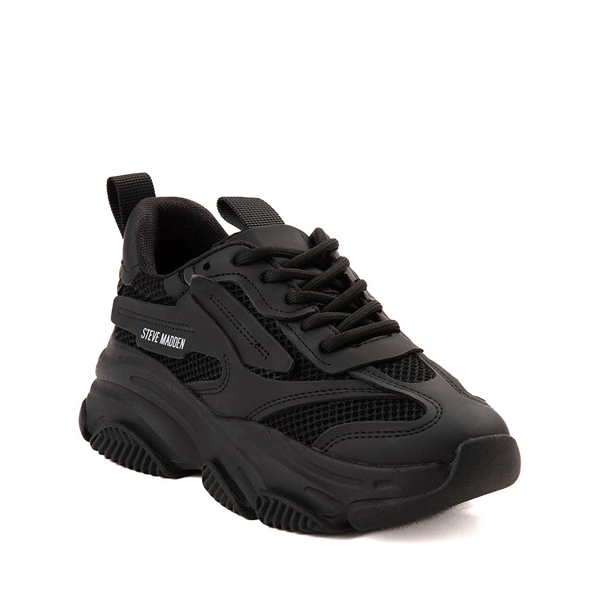 alternate view Steve Madden JPossession Athletic Shoe - Little Kid / Big Kid - Black MonochromeALT5