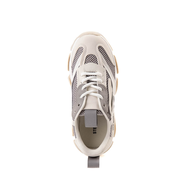 alternate view Steve Madden JPossession Athletic Shoe - Little Kid / Big Kid - Gray / White / BoneALT2