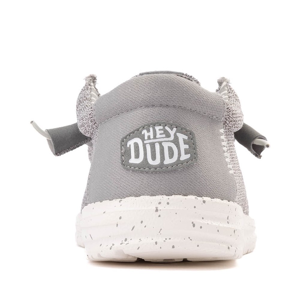 Mens HEYDUDE Wally Stretch Casual Shoe - Grey | Journeys display picture 1