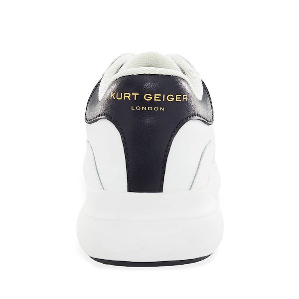 alternate view Kurt Geiger Mini Gaspar Sneaker - Little Kid / Big Kid - White / BlackALT4