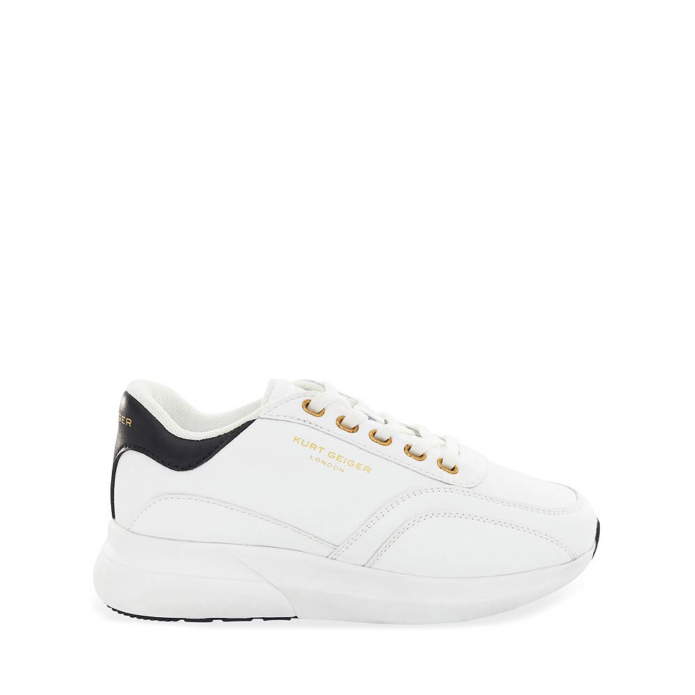 Kurt Geiger Mini Gaspar Sneaker - Little Kid / Big Kid - White / Black