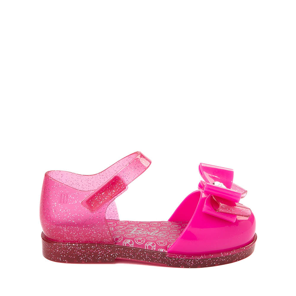 Mini Melissa + Barbie&trade Amy Sandal - Little Kid / Big Glitter Pink