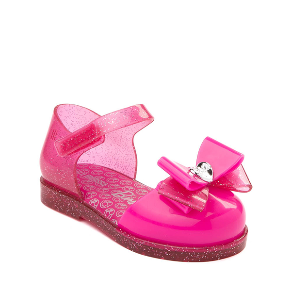 Mini Melissa + Barbie™ Amy Sandal - Little Kid / Big Kid - Glitter Pink