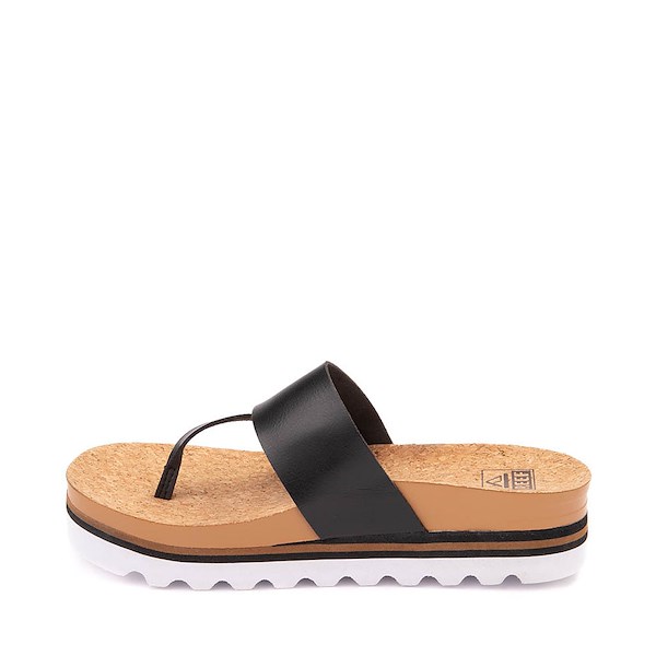 alternate view Womens Reef Cushion Sol Hi Sandal - Black / TanALT1