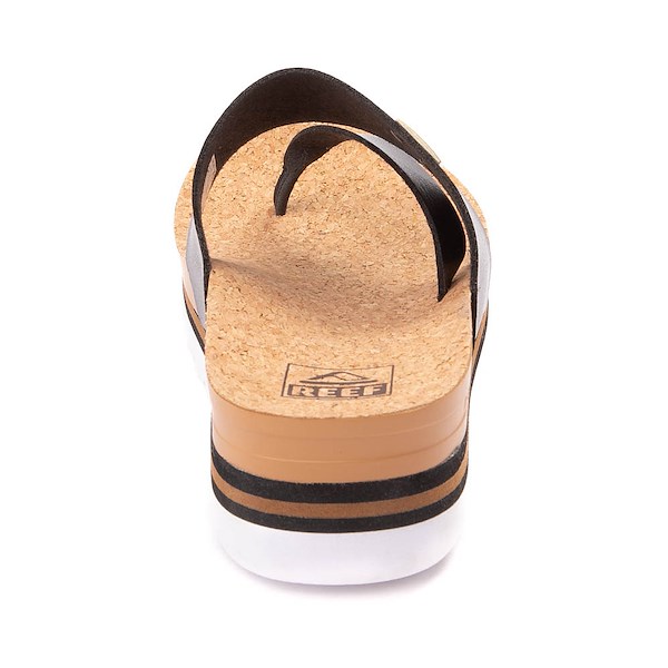 alternate view Womens Reef Cushion Sol Hi Sandal - Black / TanALT4