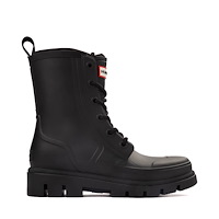 Womens Hunter Diana Lace-Up Rain Boot - Black | Journeys