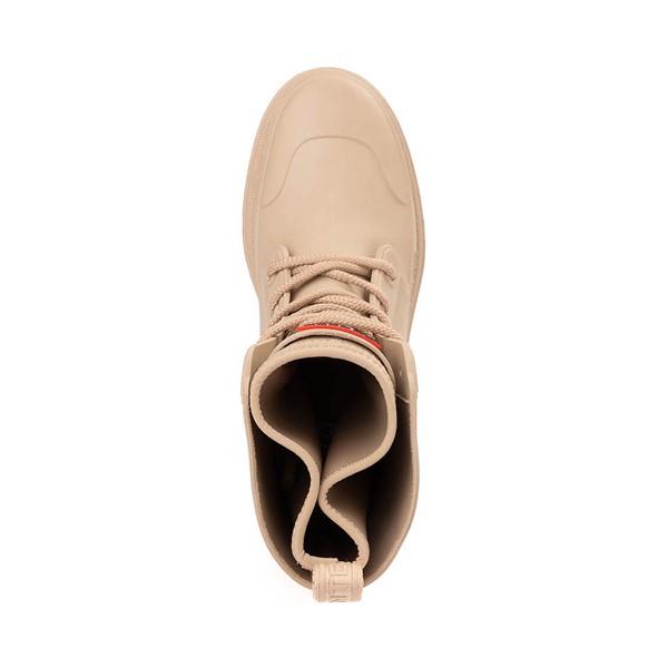 Womens Hunter Diana Lace-Up Rain Boot - Medium Natural