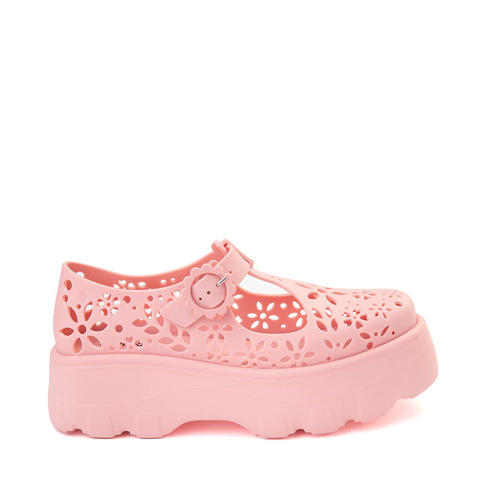 Womens Melissa Kick Off Lace Platform Casual Shoe - Pink