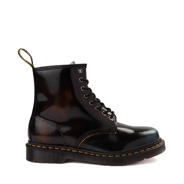 Dr. Martens 1460 8 Eye Boot Black Green Rub Off Journeys