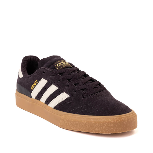 Mens adidas Busenitz Vulc II Athletic Shoe - Aurora Black / Off White / Gum