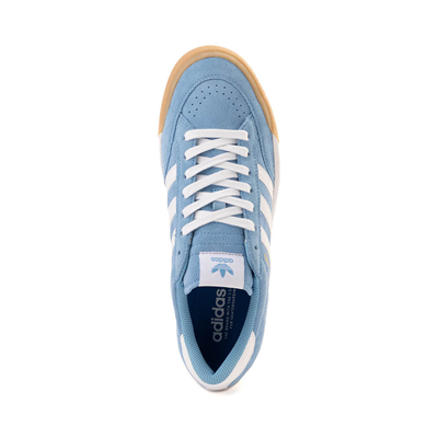 adidas Nora Skate Shoe - Light Blue / Cloud White / Gum