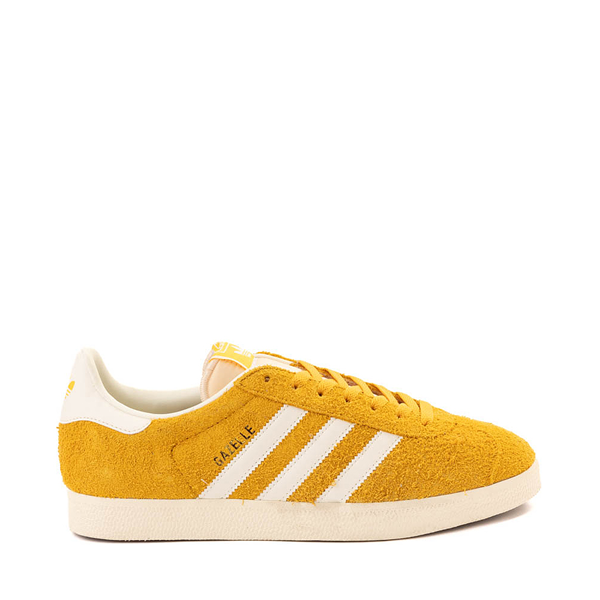 Mens adidas Gazelle Athletic Shoe Preloved Yellow Off White Cream White