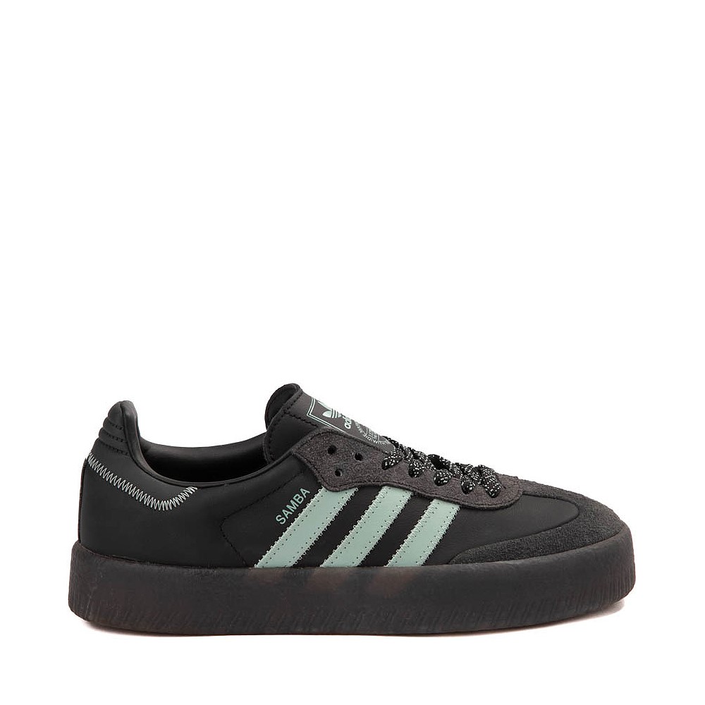 Womens adidas Sambae Athletic Shoe Core Black Hazy Green Carbon Journeys