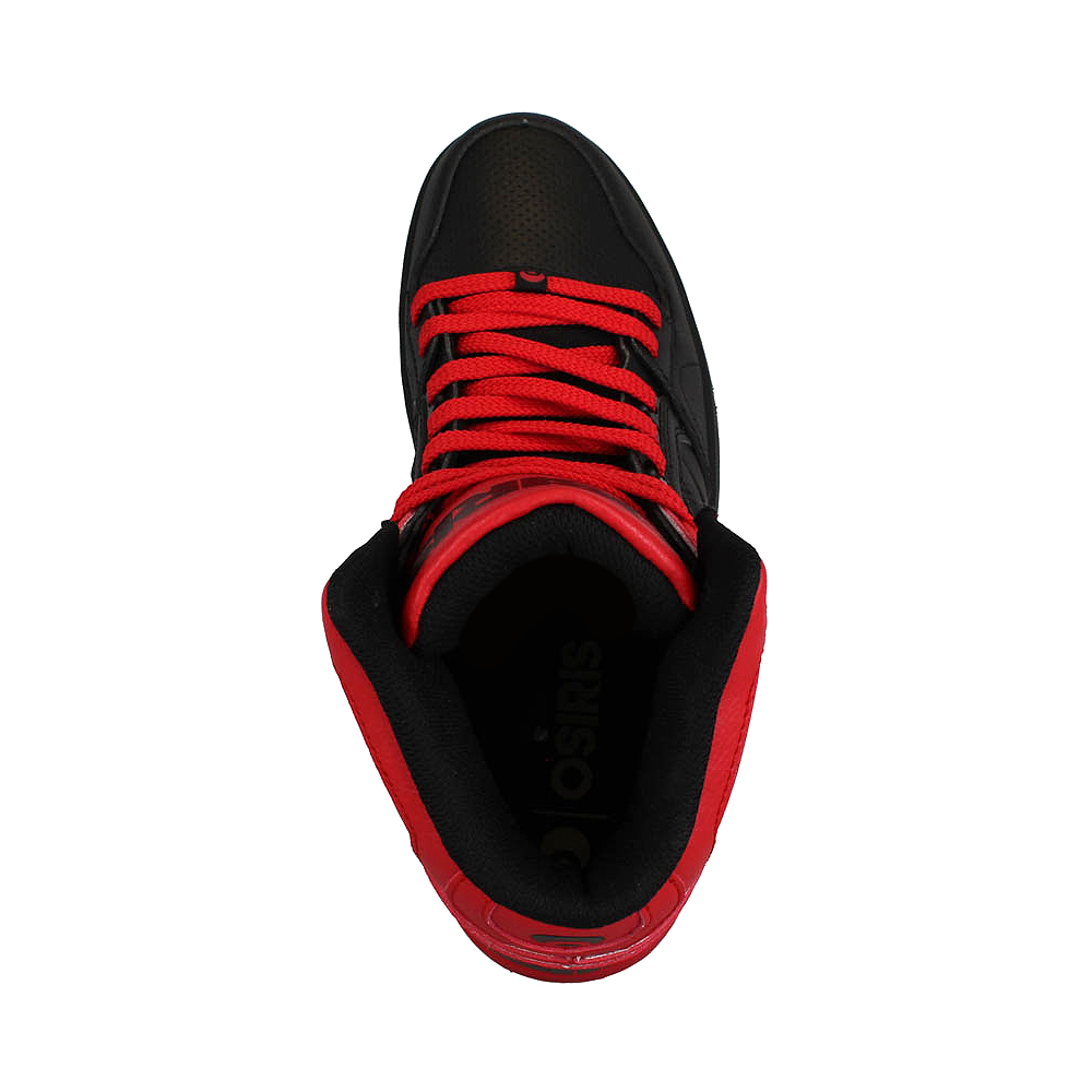 Mens Osiris NYC 83 CLK Skate Shoe - Black / Red Drip