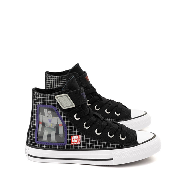 Converse x Transformers Chuck Taylor All Star Easy-On High-Top Sneaker - Little Kid - Black / White / Red