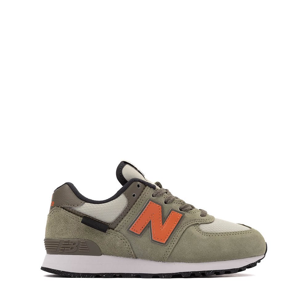 New Balance 574 Athletic Shoe Little Kid Dark Olivine Infield Clay