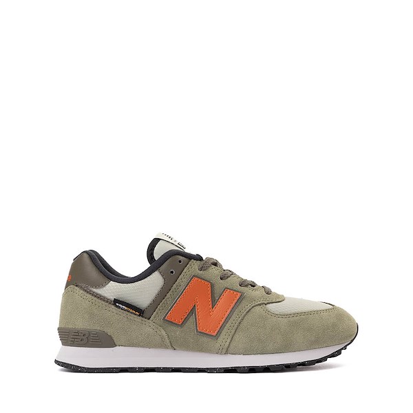 New Balance 574 Athletic Shoe Big Kid Dark Olivine Infield Clay