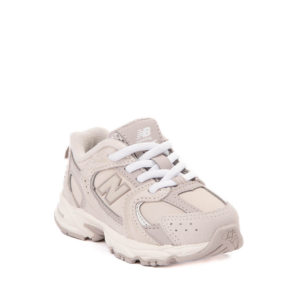 new balance 530 athletic shoe baby toddler beige grey