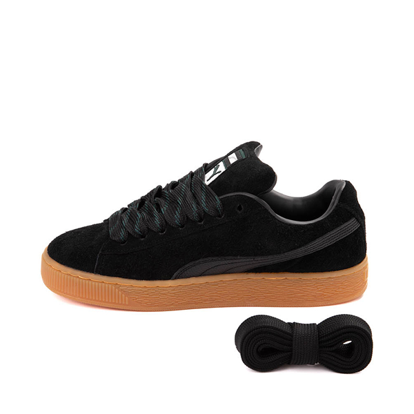PUMA Suede XL Flecked Skate Sneaker - Black / Ponderosa Pine Gum