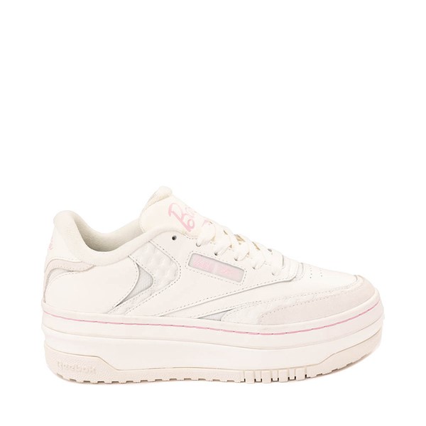 Womens Reebok x Barbie&trade Club C Extra Athletic Shoe - Chalk / Pink