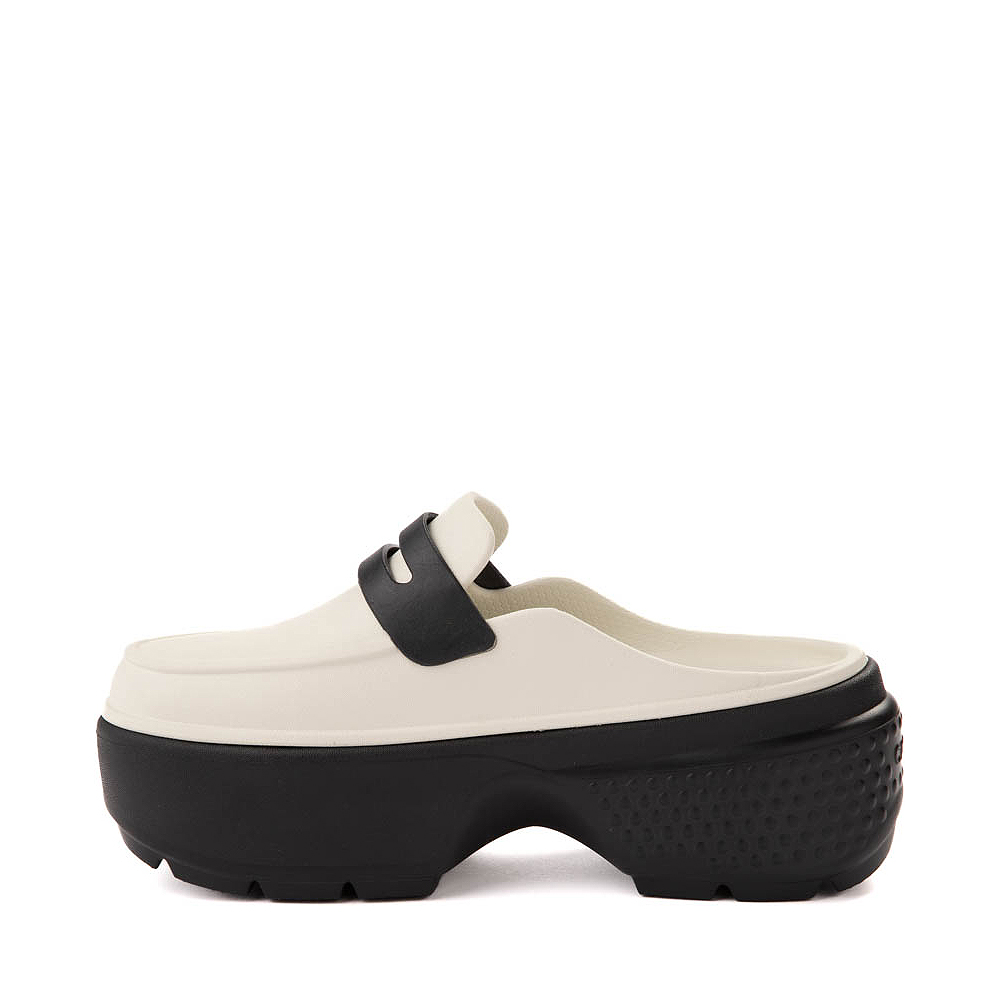 Crocs Stomp Penny Loafer - White / Black | Journeys