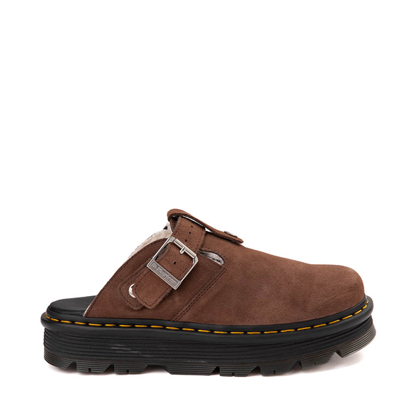 Dr. Martens Zebzag Slingback Platform Mule - Dark Brown