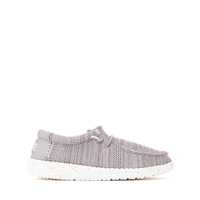 Main view of HEYDUDE Wally Casual Shoe - Little Kid / Big Kid - Grey