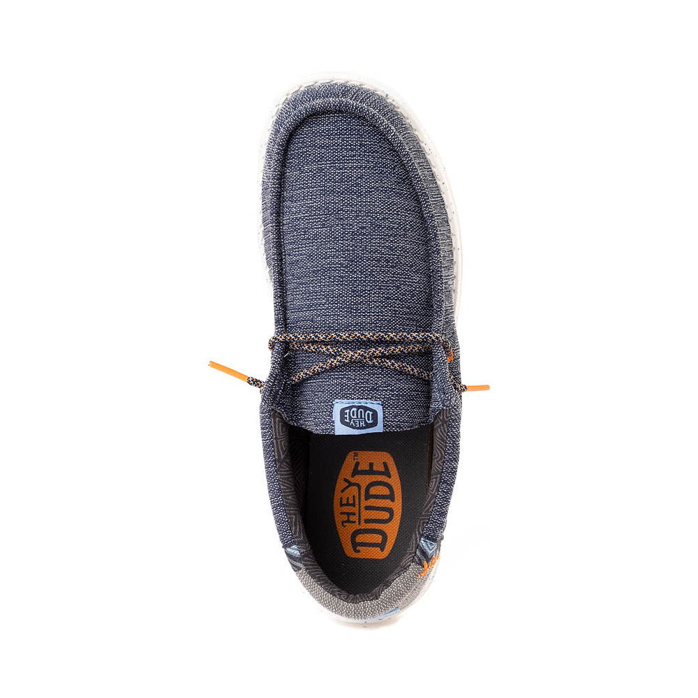 Mens HEYDUDE Wally Coastline Slip-On Casual Shoe - Navy | Journeys