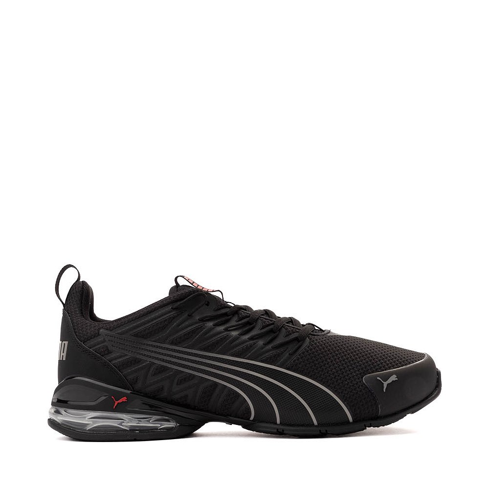 Puma plain black shoes deals