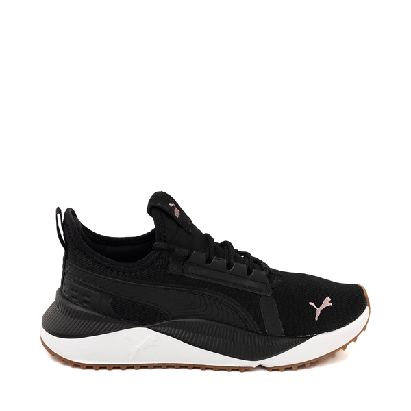 Womens PUMA Pacer Future Street Knit Athletic Shoe - Black / Rose Gold
