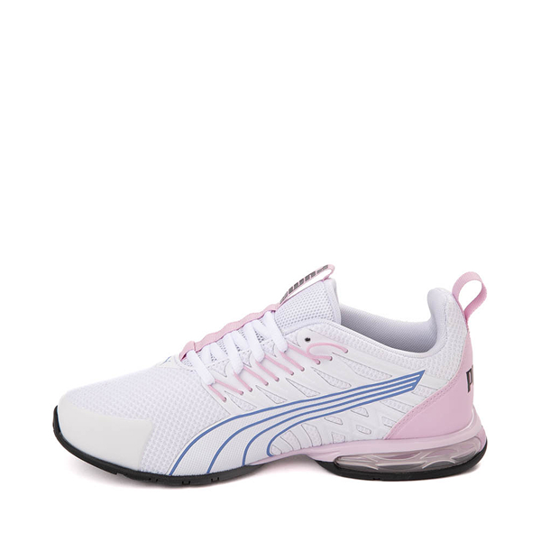 Womens PUMA Voltaic EVO Running Shoe - White / Blue Skies Pink