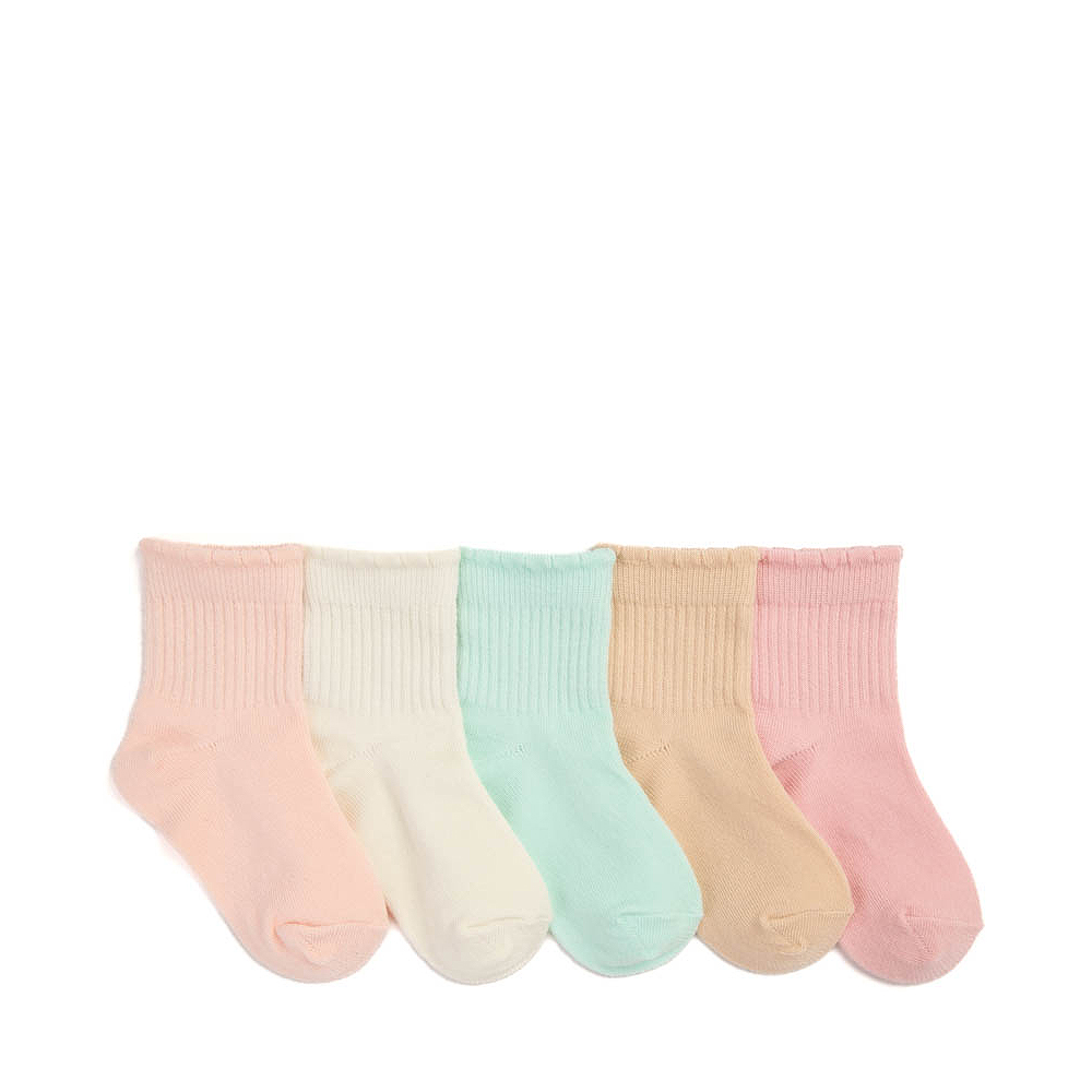 Scallop Quarter Socks 5 Pack - Toddler - Multicolor