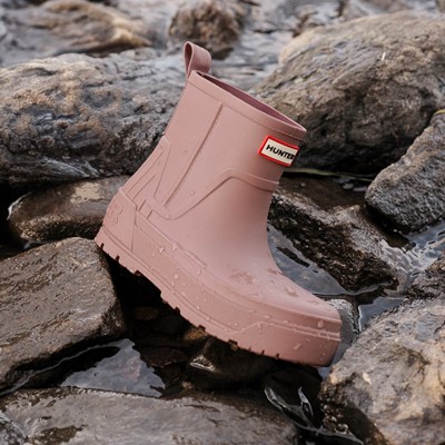 Womens Hunter Wales Rain Boot Rococo Blush Journeys