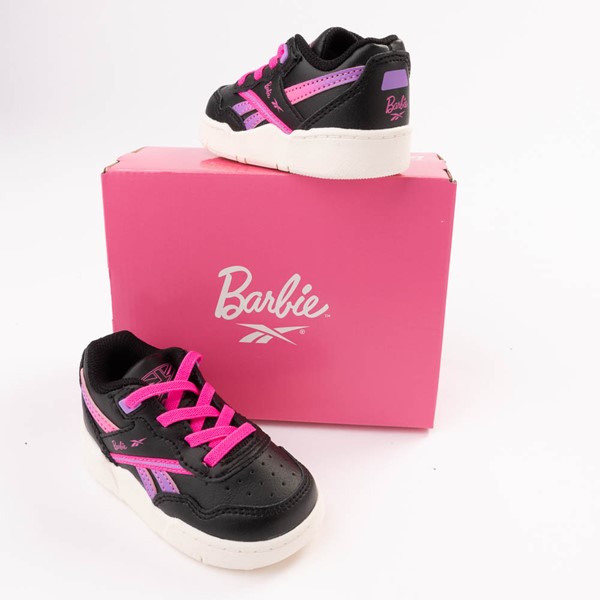 Reebok x Barbie BB4400 II Athletic Shoe Baby Toddler Black Pink Party