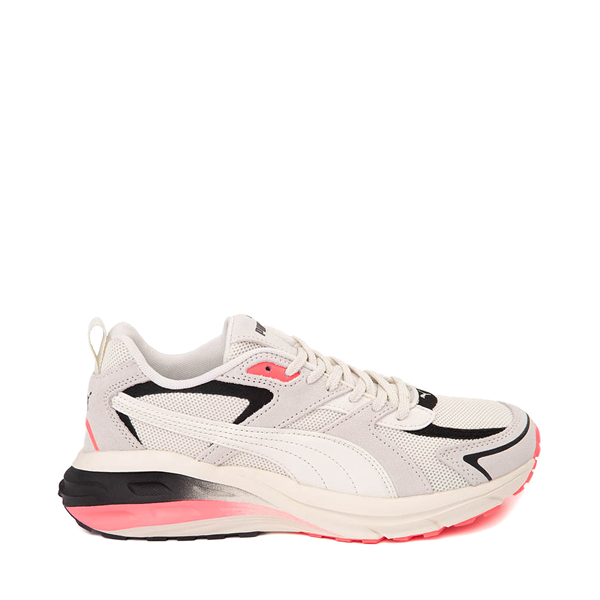 Womens PUMA Hypnotic LS Athletic Shoe - Vapor Gray / Black / Neon Coral