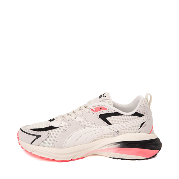 Womens PUMA Hypnotic LS Athletic Shoe - Vapor Gray / Black / Neon Coral