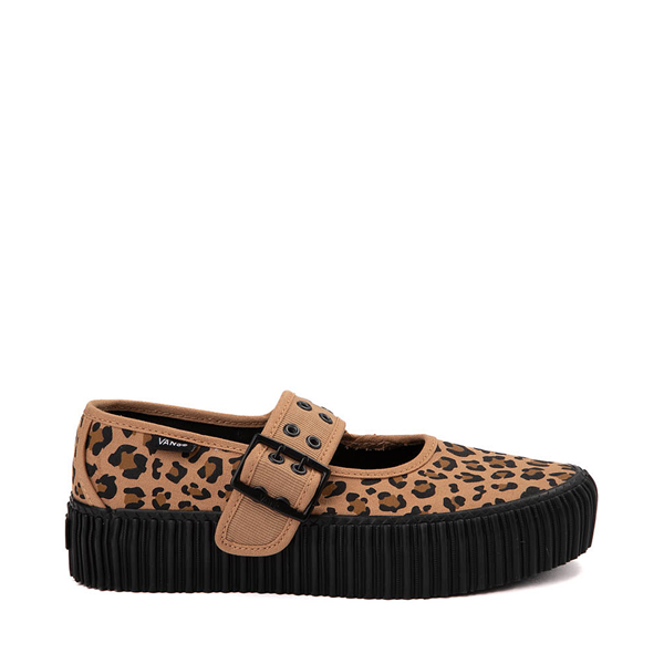 Vans Mary Jane Creeper Skate Shoe - Leopard / Black