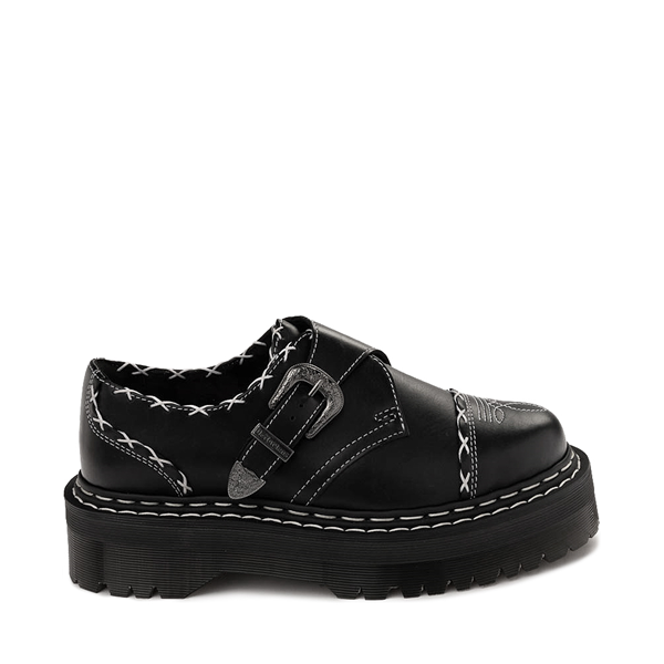 Dr. Martens Monk Gothic Americana Platform Casual Shoe - Black