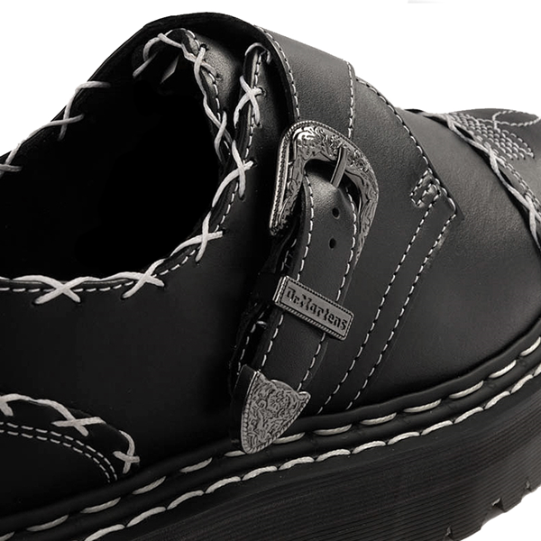Dr Martens 1460 Gothic Americana Shoe In Black Wanama