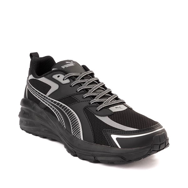 Mens PUMA Hypnotic LS Athletic Shoe Black Silver Journeys