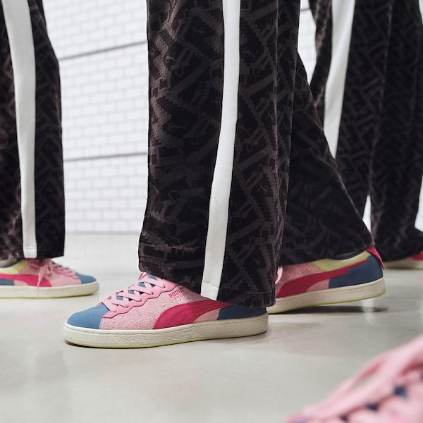 PUMA x Squid Game Suede Athletic Shoe - Blue Horizon / Orchid Shadow