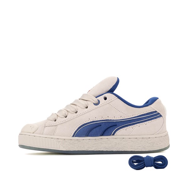 PUMA x Ghostbusters Suede XL Stay Puft Marshmallow Man Sneaker - Warm White / Clyde Royal / Red