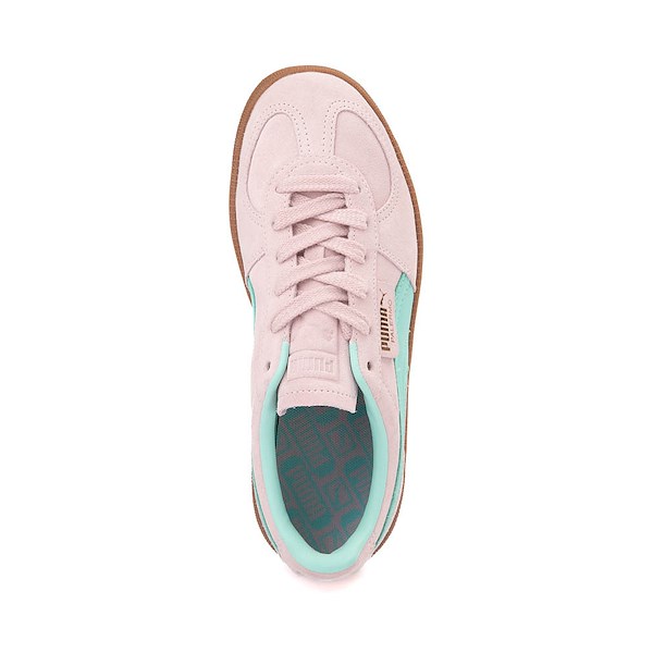 Womens PUMA Palermo Athletic Shoe - Mauve Mist / Mint / Gum