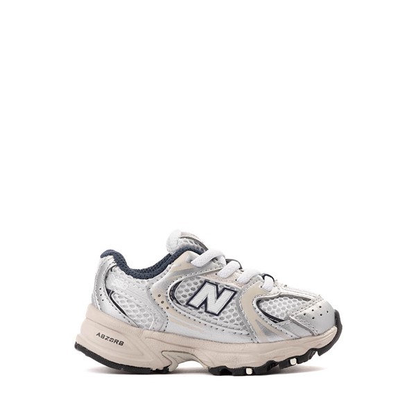 New Balance 530 Bungee Athletic Shoe - Baby / Toddler Summer Fog Nimbus Cloud NB Navy