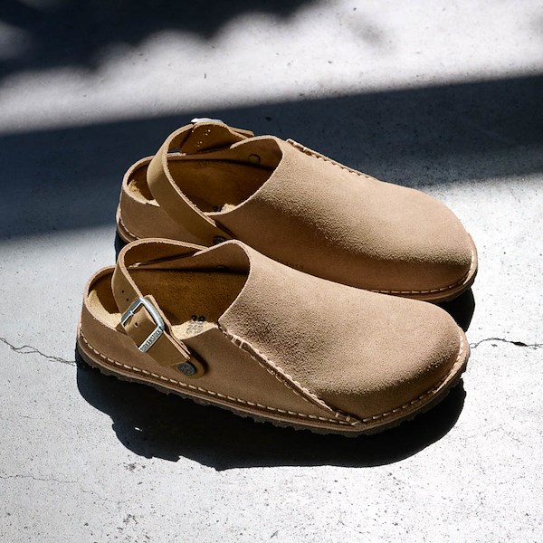 alternate view Womens Birkenstock Lutry Premium Clog - TaupeHERO