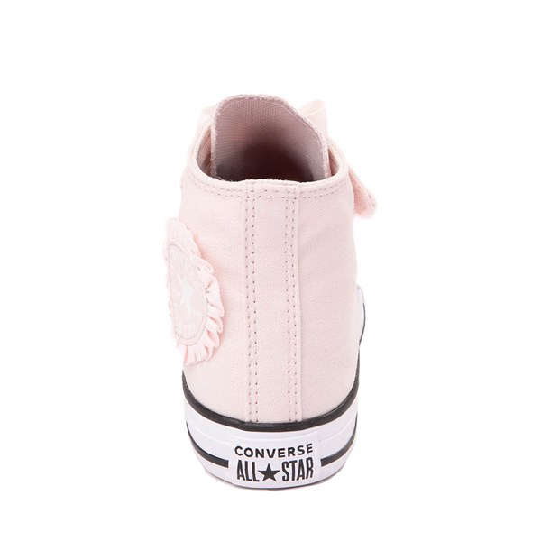 alternate view Converse Chuck Taylor All Star Ruffles & Bows Easy-On High-Top Sneaker - Little Kid - Blush Hush / White / Vamp PyreALT4