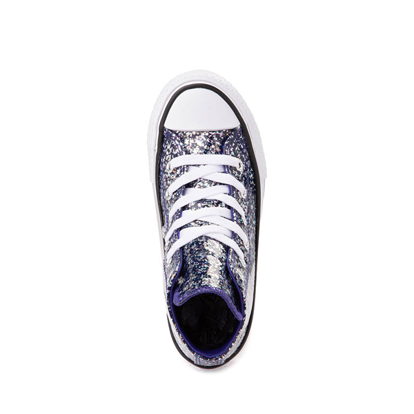 Converse Chuck Taylor All Star Hi Lift Glitter Sneaker Little Kid Night Indigo