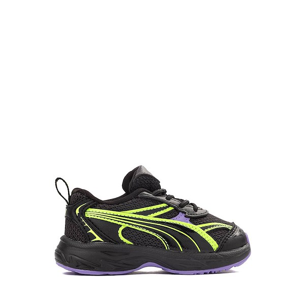 PUMA Morphic Athletic Shoe - Baby / Toddler - Dark Coal / Pro Green