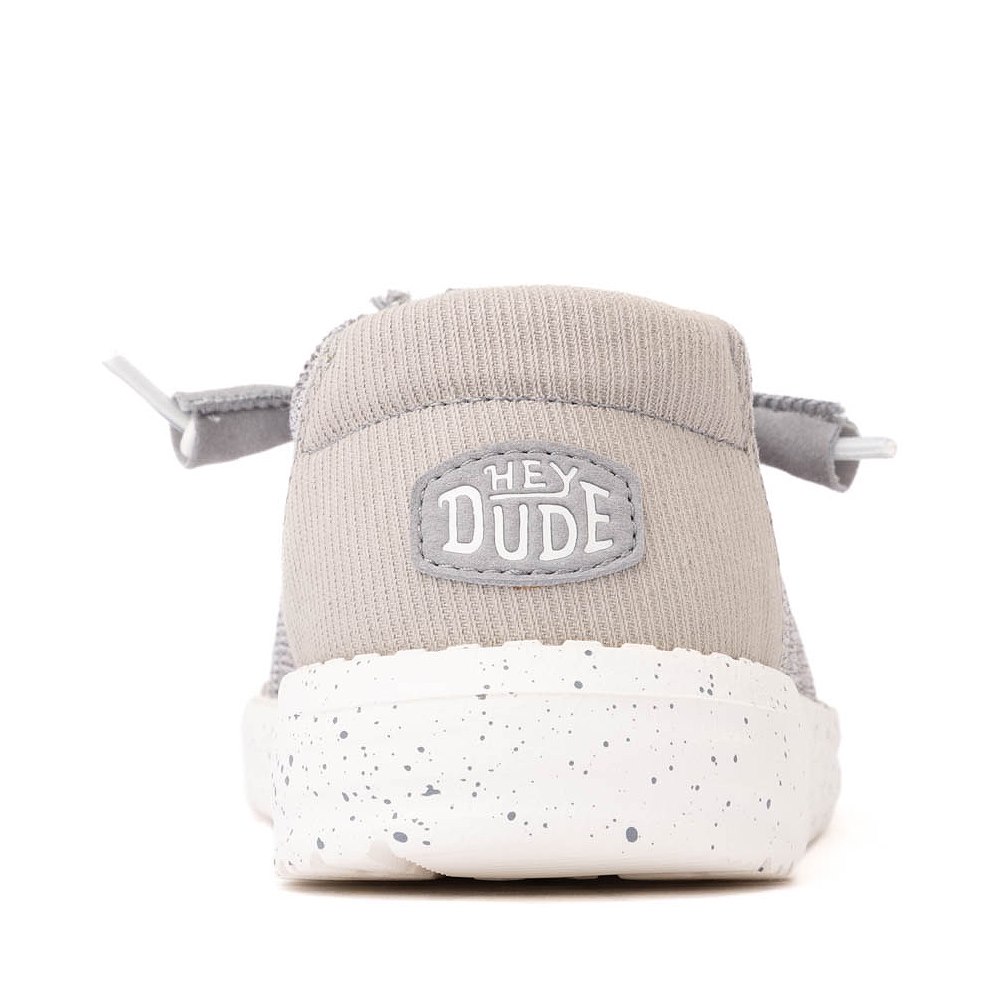 Womens HEYDUDE Wendy Sox Slip-On Casual Shoe - Light Grey | Journeys