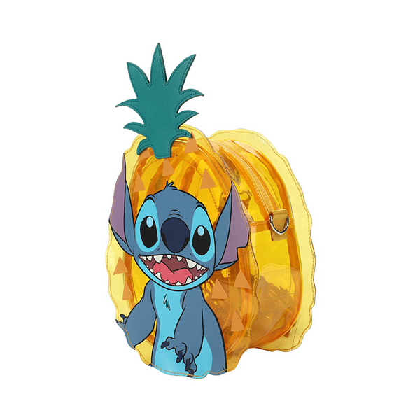 alternate view Stitch Pineapple Clear Mini Backpack - Yellow / MulticolorALT4